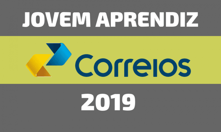 Jovem Aprendiz Correios 2019 –  Ter idade entre 14 e 22 anos! Veja aqui como participar.