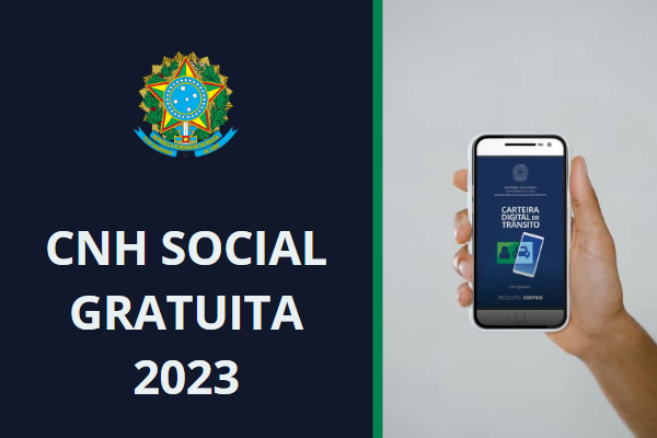 Inscrições abertas para CNH Social Gratuita 2023
