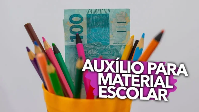 Veja como se inscrever no Auxílio Material Escolar